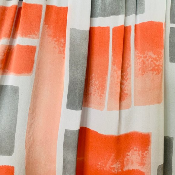 Kay Unger Geometric Soft Silk Midi Dress - GREAT AS A WEDDING GUEST!! - Picture 5 of 10